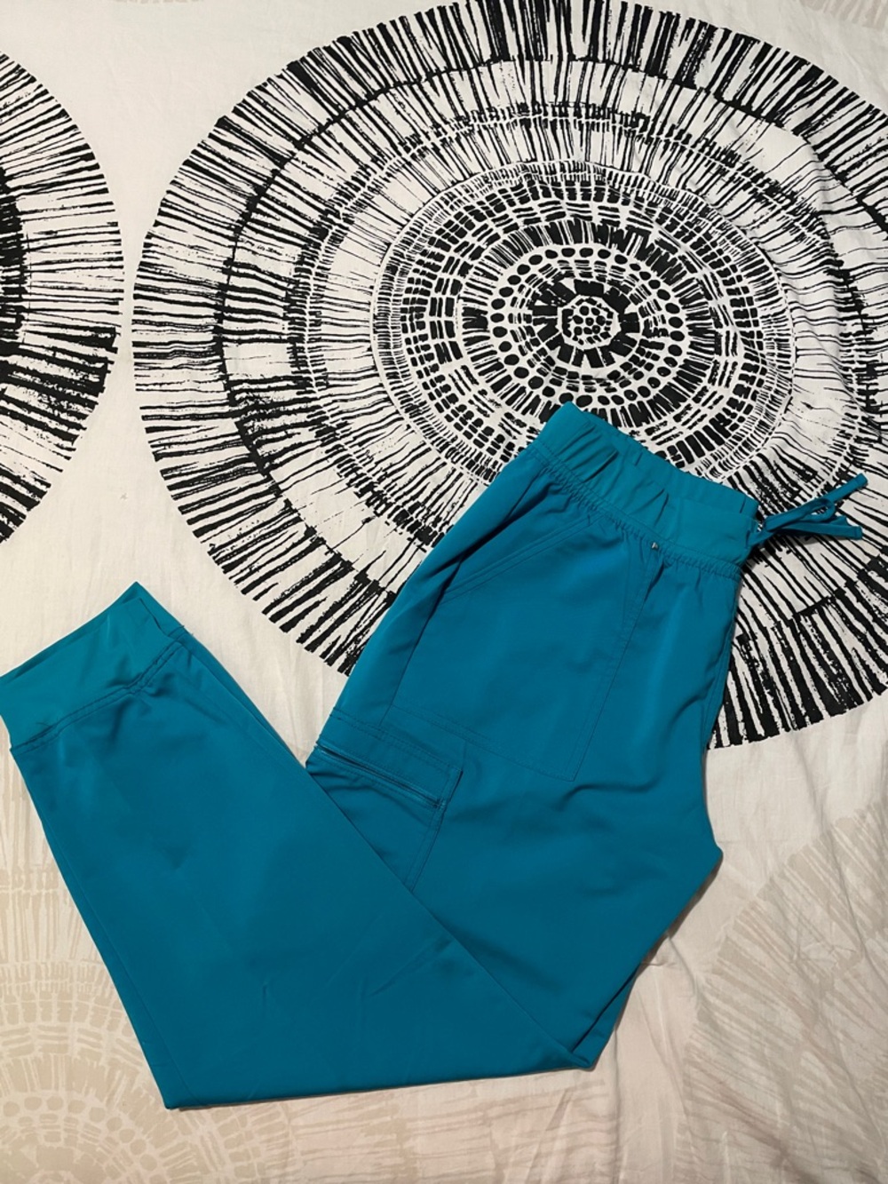 Women's Teal Scrub Jogger Pants